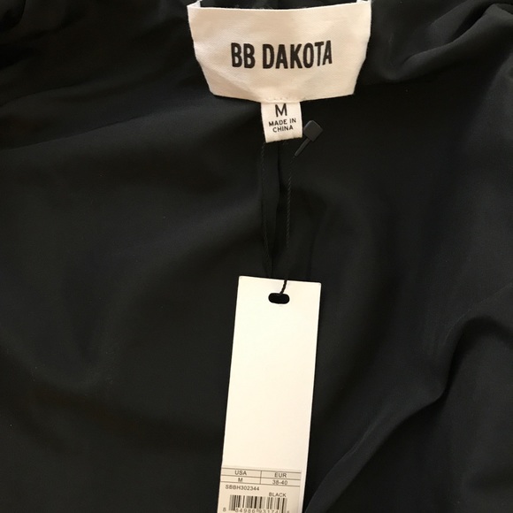 NWT BB DAKOTA Vegan Leather Moto Jacket - Picture 3 of 3